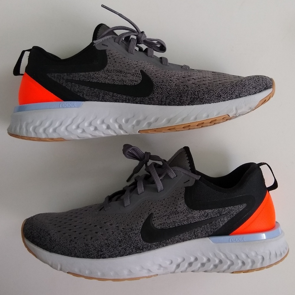 Nike React Odyssey grey running shoes women's 10.5